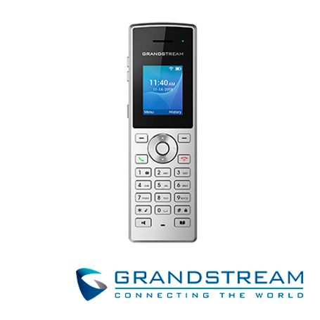 Telefono Voip Wifi Grandstream Wp810 2 Cuentas Sip Bateria De 6 Horas De Uso Y 120 Horas De Espera Voz Hd Boton De Panico Y Ptt 