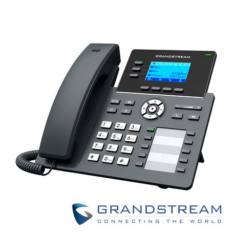 telefono ip grado carrier grandstream grp2604p 6 cuentas sip 3 lineas 10 teclas de memoria blf compatible con gdms conferencia 