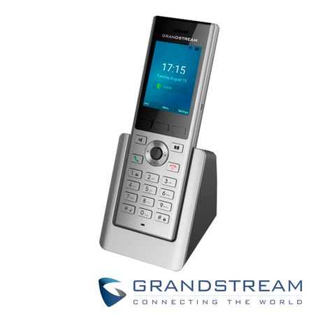 telefono voip wifi grandstream wp820 2 cuentas sip bateria de 75 horas de uso y 120 horas de espera voz hd boton de panico y pt