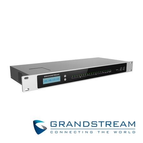 conmutador ip grandstream ucm6308a serie audio 8 lineas fxo 8 fxs 1500 extensiones sip 200 llamadas simultaneas ruteador 3 giga