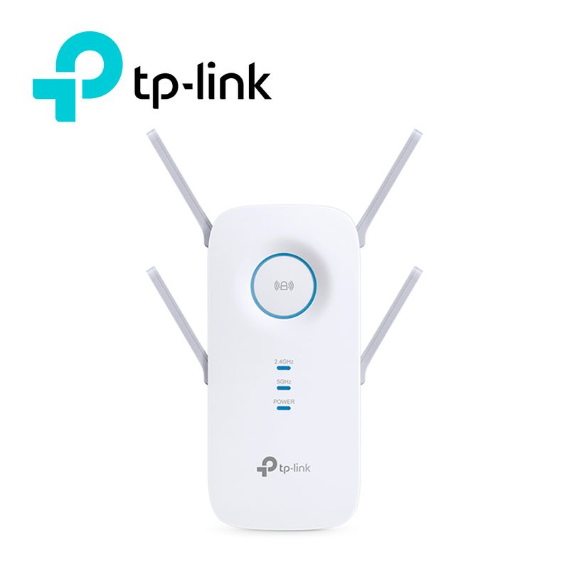 Extensor De Cobertura Wifi / Tplink Re650 / 1 Puerto Rj45 10/100/1000mbps / 4 Antenas Externas / 2.4ghz Y 5ghz / Enchufado A Par