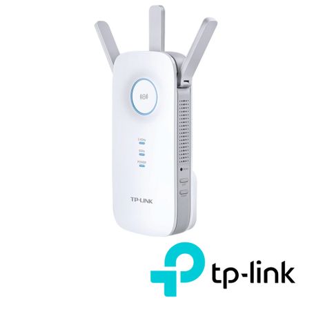 extensor de cobertura wifi  tplink re450 ac1750  puerto rj45 101001000mbps  enchufado a pared  3 antenas externas  banda 24ghz 