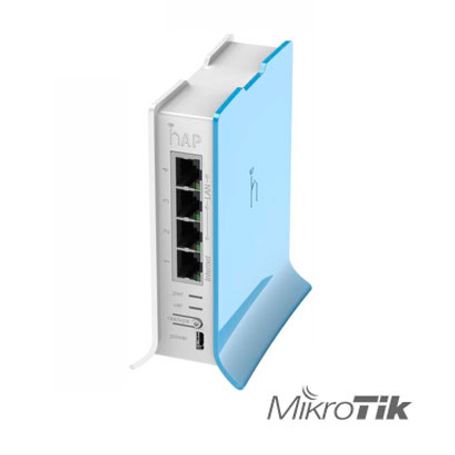 punto de accesoruteador inalámbrico mikrotik hap lite rb9412ndtc 24 ghz tipo torre 4 fast gabinete plástico ideal para casa u o