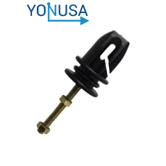 YONUSA AP401 - Aislador 3 en 1 realiza funcion de aislador Paso, esquina y tensor para cercos electricos