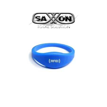 SAXXON BTRW01 - Brazalete de Proximidad RFID 125 Khz / Color Azul / Material Silicon