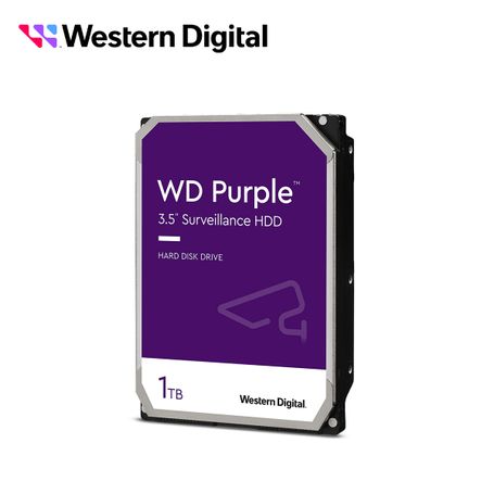 Disco Duro Dd 1tb Sata Wd Purple Wd11purz Optimizado Para Videovigilancia Wd10purz Compatible Con Dvrs Y Nvrs De Cualquier Marca