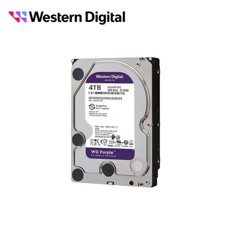 Disco Duro Dd 4tb Sata Wd Purple Wd43purz 24/7 Optimizado Para Videovigilancia Sata Iii 6gb/s