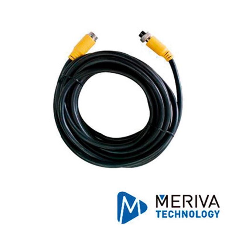 Cable Ip Din Stremax Mcbip150 De Aviacion 6 Pines Para Dvrs Moviles Meriva Technology Mcbip150 / 15m / Compatible Con Cámaras Ip