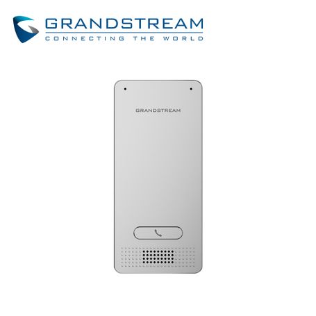 Portero Grandstream Gds3702 Sip Metalico Para Exterior Ip66 Ik10 Dos Relevadores Para Apertura De Puerta Salida De Alarmas Micro