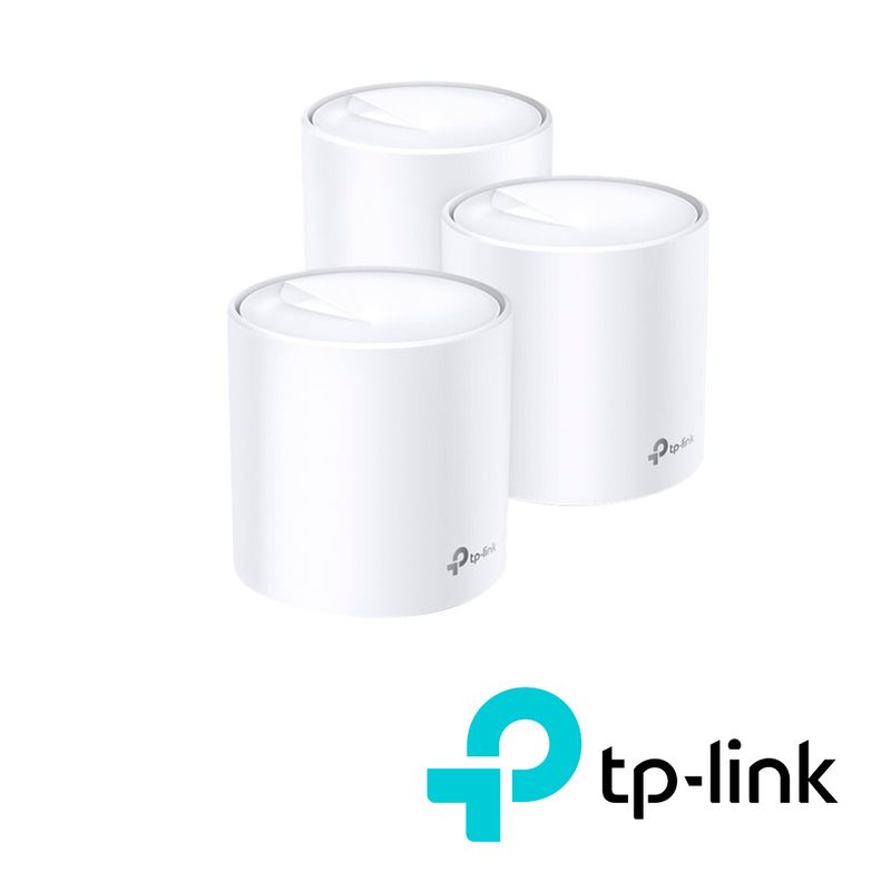 Sistema Wifi 6 Mesh Tplink Deco X20(3pack) Ax1800 Dual Band Hasta 150 Equipos Hasta 500m2 Compatible Alexa