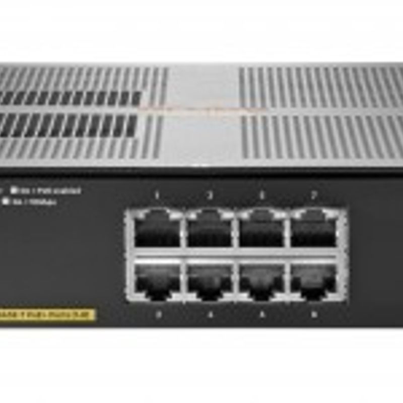 Switch Aruba JL258A Gigabit Ethernet 2930F 8G PoE 2SFP 8 Puertos PoE 10/100/1000Mbps  2 Puertos SFP 56 Gbit/s 32.768 Entradas  G