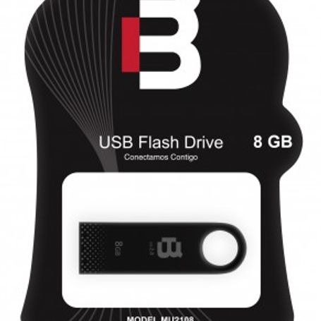 Memoria USB Blackpcs MU2108PBL8 Negro Piano 8 GB USB 2.0 SBNB600