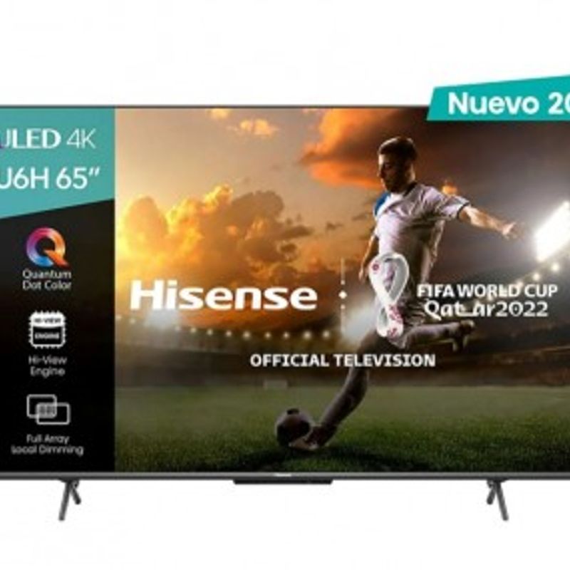 Televisor Hisense 65U6H 65 pulgadas ULED 4K UHD 3840 x 2160 Pixeles QUANTUM SMART GOOGLE SBNB600