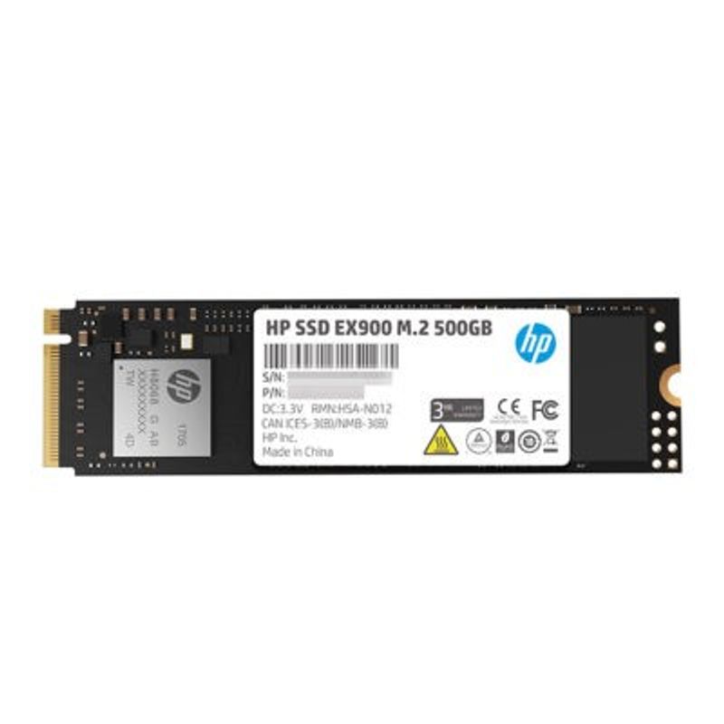 Unidad de Estado Solido (SSD) HP EX900  500 GB  M.2 PCIe Gen 3x4 SBNB600