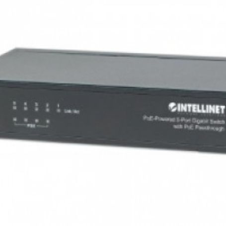 switch intellinet 5 puertos gigabit alimentado por poe