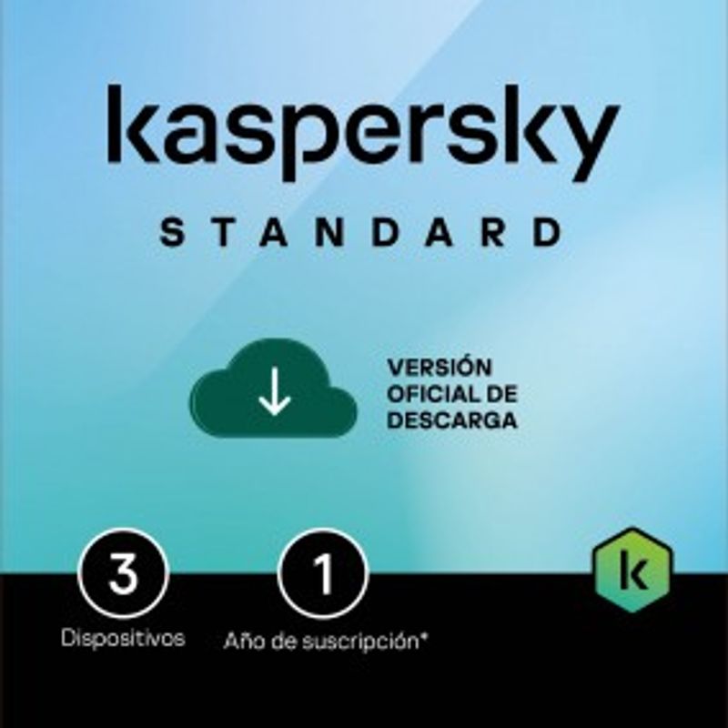 Kaspersky Standard 3 Dispositivos 1 Ano (Antivirus) SBNB600