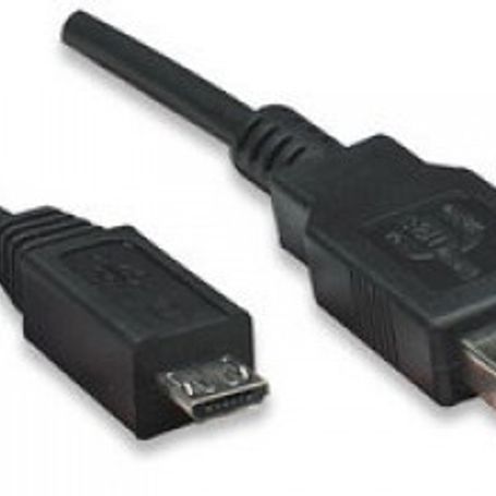 Cable USB MANHATTAN  3 m USB A MicroUSB B Macho/Macho Negro SBNB600