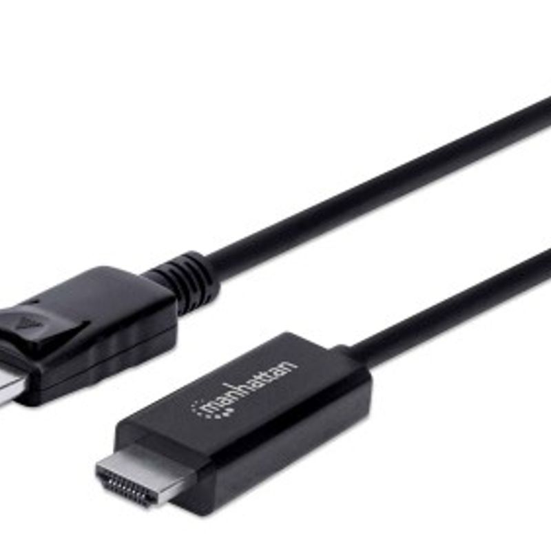 153201 Cable DisplayPort a HDMI 4k Conector Macho DP a HDMI Macho Longitud 1.8 m Color negro. SBNB600