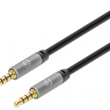 cable auxiliar de audio estéreo de 35 mm manhattan 356008
