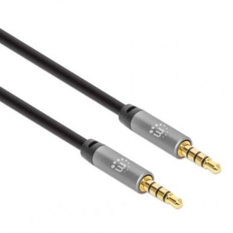 cable auxiliar de audio estéreo de 35 mm manhattan 355988
