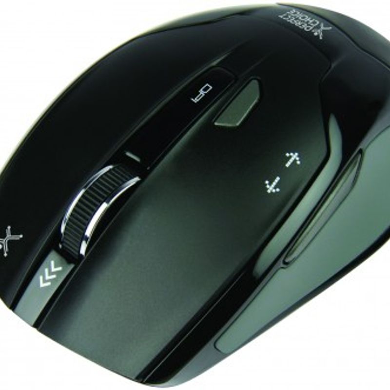 Mouse PERFECT CHOICE Negro 6 botones RF inalámbrico Óptico 1480 DPI SBNB600