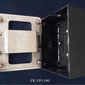 zkteco fp1100  accesorio para montaje de lectoras compatible con lectoras fr1200 u otros  para torniquete modelo ts1100  remate