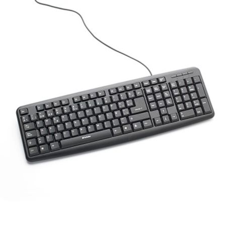 Kit de teclado y mouse VERBATIM Estándar Negro SBNB600