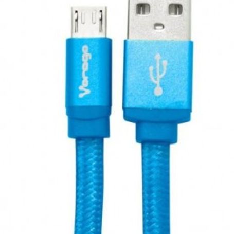 Cable USB VORAGO CAB113 1 m Azul SBNB600