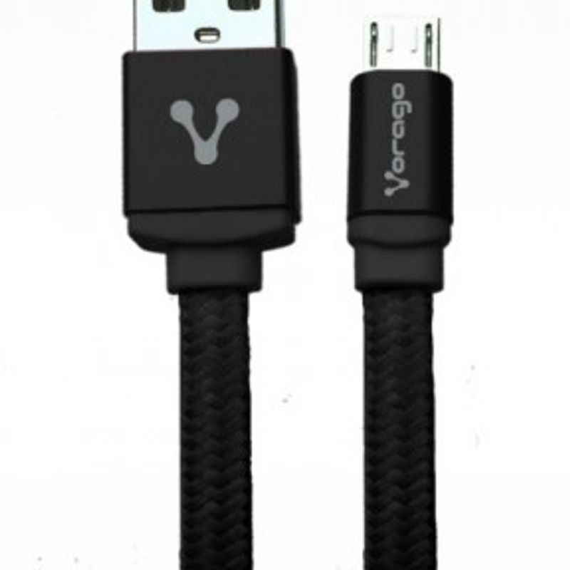 Cable USB VORAGO CAB113 Micro USB 1 m Negro SBNB600