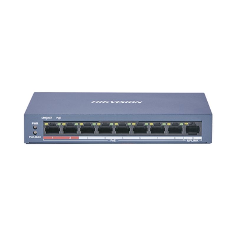 Switch Poe / No Administrable / 8 Puertos 10/100 Mbps Poe / 1 Puerto 100 Mbps Uplink / Poe Hasta 250 Metros / 60 W Switch Poe / No Administrable / 8 Puertos 10/100 Mbps Poe / 1 Puerto 100 Mbps Uplink / Poe Hasta 250 Metros / 60 W