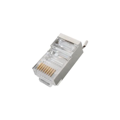 conector rj45 para cable ftpstp categoria 5e  blindado con pin a tierra68810