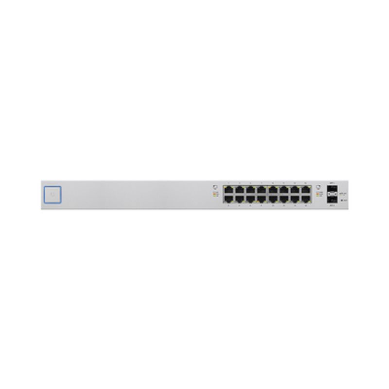 Switch Unifi Administrable De 18 Puertos (16 Gibabit Poe 802.3at/af Y Pasivo 24v  2 Sfp) 150 Watts