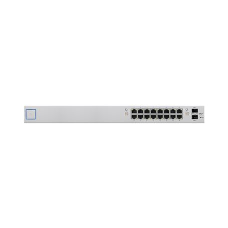 Switch Unifi Administrable De 18 Puertos (16 Gibabit Poe 802.3at/af Y Pasivo 24v  2 Sfp) 150 Watts