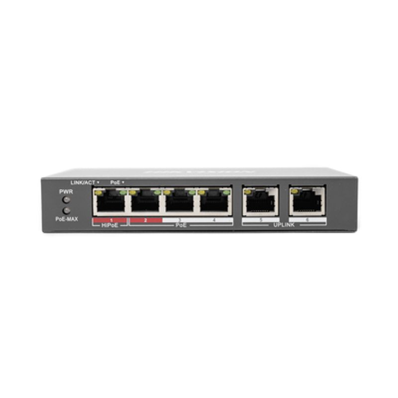 Switch PoE+ no administrable de 8 Puertos 10/100 Mbps - DS-3E0109P-E ⋆  Distribuidor de Seguridad Electronica