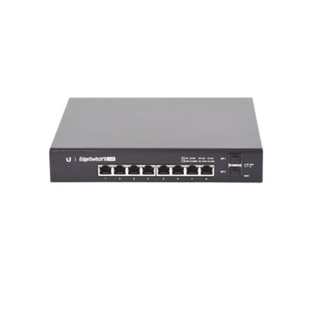 Switch Edgemax Administrable De 8 Puertos Gigabit Con Poe/poe Pasivo 24v  2 Puertos Sfp 150 W