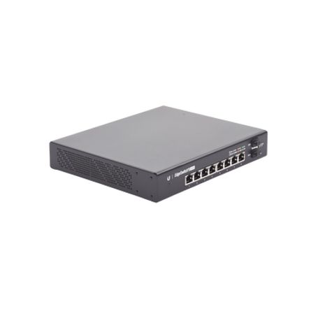 Switch Edgemax Administrable De 8 Puertos Gigabit Con Poe/poe Pasivo 24v  2 Puertos Sfp 150 W