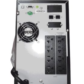 cdp upo112 ax ups online de 2 kva 1800 watts 8 terminales de las cuales 4 son programables pantalla lcd entrada para banco de b