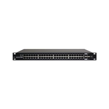 switch edgemax administrable de 48 puertos gigabit con poepoe pasivo 24v  2 puertos sfp  2 puertos sfp 500 w