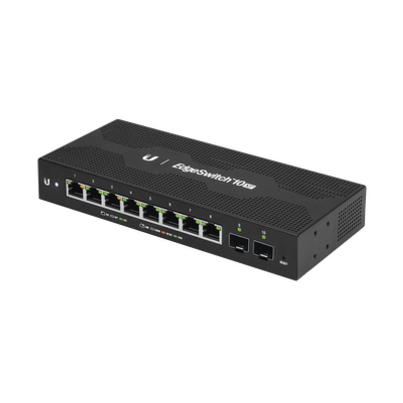 Edgeswitch 10x Administrable De 8 Puertos Gigabit Poe Pasivo 24vdc  2 Puertos Sfp