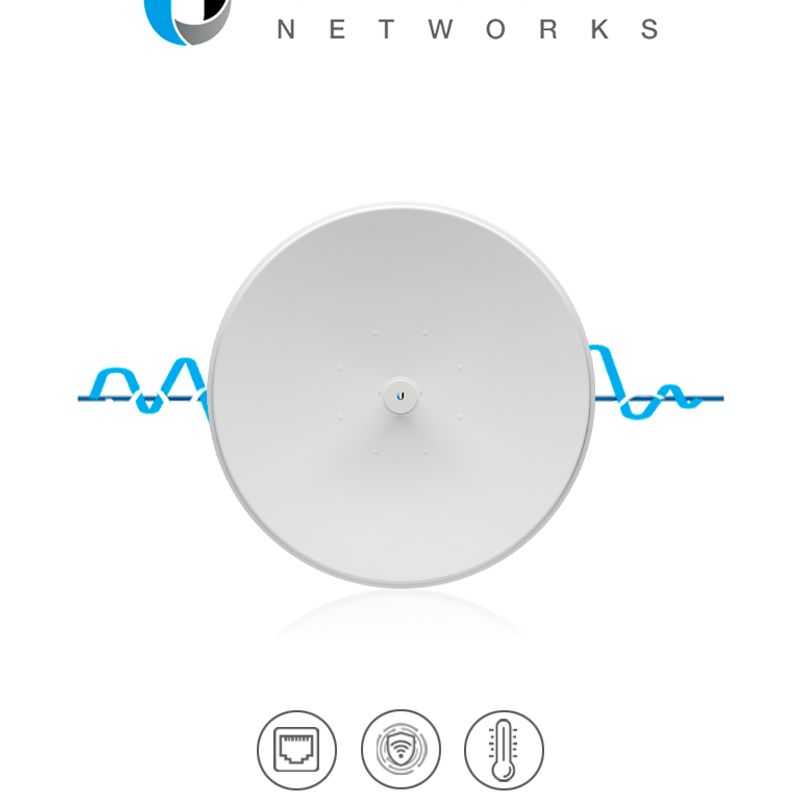 Ubiquiti Powerbeam Ac Pbe5ac620  Radio Con Antena Integrada Airmax Ac 5.8ghz / Exterior / Mimo / Antena 29 Dbi / Rendimiento Has