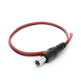cable con conector macho pigtail  alimentación para vcc con puntas libres  polarizado  largo 22cm  calibre 22awg67651