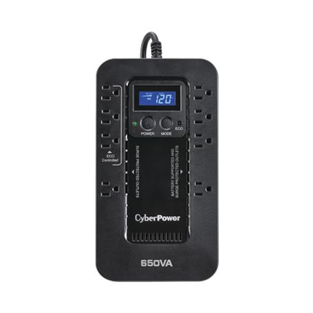 Ups De 650 Va/390 W Topologia Standby Con Modo Ahorrador Eco Entrada 120 Vca Nema 515p Con 8 Tomas Nema 515r 