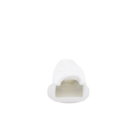 Bota Plástica Para Protección De Plug Rj45 Color Blanco