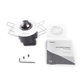 cámara ip tipo domo interior para plafón 2mp  28mm  wdr 150db  h265  wisestream  hlc140001