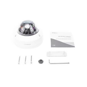 cámara ip tipo domo antivandálico 2 megapixel  lente 28mm  ir 20m  wdr 120db  ip66  h265  wisestream171494