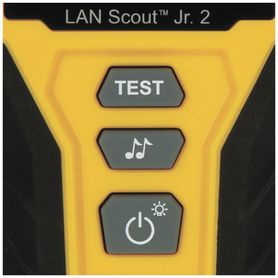 tester  de cable lan scout™ jr 2 para prueba aprobada error de cableado falla de circuito abierto o cortocircuito par dividido 