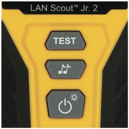 Tester  De Cable Lan Scout™ Jr. 2/ Para Prueba Aprobada/ Error De Cableado/ Falla De Circuito Abierto O Cortocircuito/ Par Divid