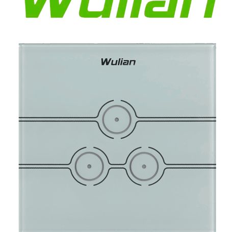 Wulian Switcht3  Apagador Inteligente Touch/ Controla 3 Lamparas Zigbee Comunica Con Brain Para Control De Luces Y Notificacione