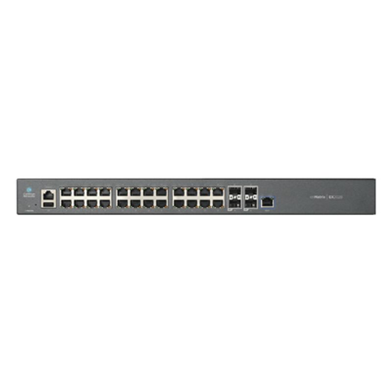 Switch Cnmatrix Ex2028 Capa 3 De 28 Puertos (24 Ethernet Gigabit 4 Sfp) Administración Desde La Nube (mxex2028xxau)