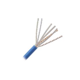 bobina de cable uutp de 4 pares zmax cat6a soporte de aplicaciones 10gbaset cmr riser color azul 305m